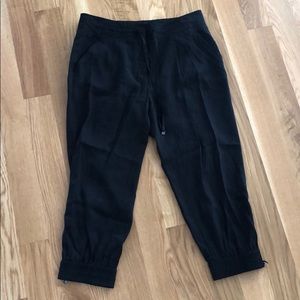 Black Kenneth Cole Cropped Pull-On Pant